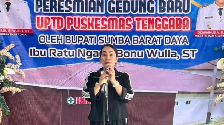 Peresmian Gedung Baru Puskesmas Tanggaba Wewewa Tengah
