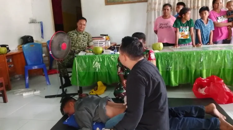 Kodim 1627/Rote Ndao Gelar Pengobatan Gratis Oelunggu