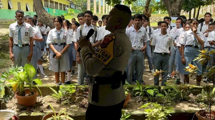 Bag SDM Polres Sumba Timur Sosialisasi Penerimaan Polri Tahun 2026