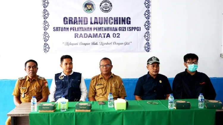 Peresmian SPPG Radamata 02 Perkuat Ketahanan Gizi