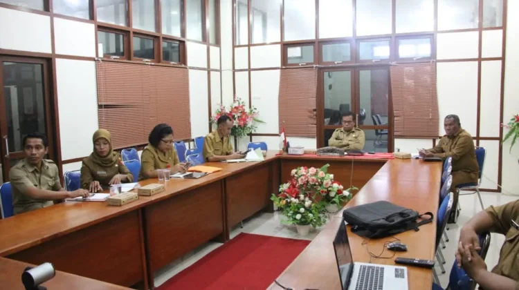 Sekda Sumba Barat Ikuti Rapat Sinkronisasi Kebijakan Pemprov NTT