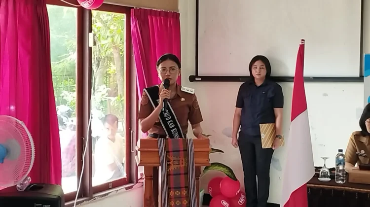 Wakil Bupati Kupang Launching GENTING di Kupang Timur