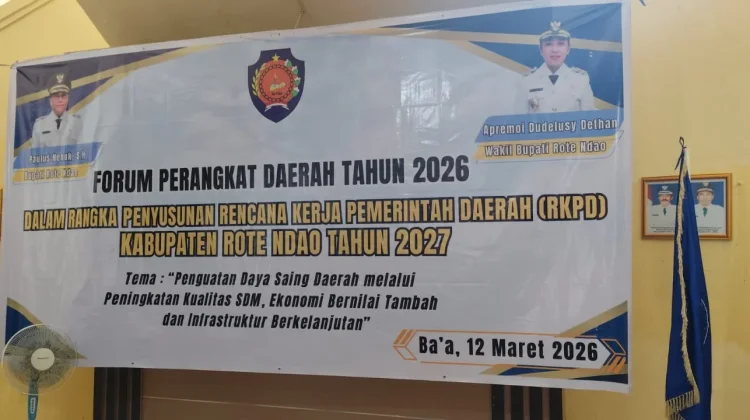 Pemerintah Kabupaten Rote Ndao Susun RKPD 2027