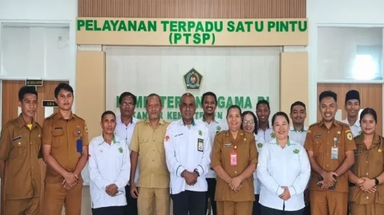 Kemenag Sabu Raijua Perkuat Sinergi Melalui Penyampaian Informasi