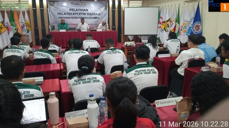 Dispora Bersama PASI NTT Gelar Pelatihan Pelatih Atletik Tingkat Dasar