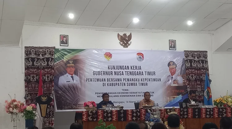 Gubernur NTT Dorong Ekonomi Kerakyatan Turunkan Kemiskinan Sumba Timur