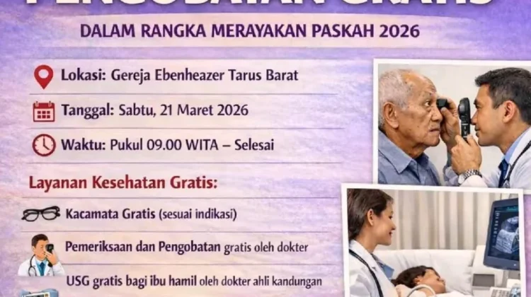Panitia Paskah Kabupaten Kupang Gelar Pengobatan Gratis