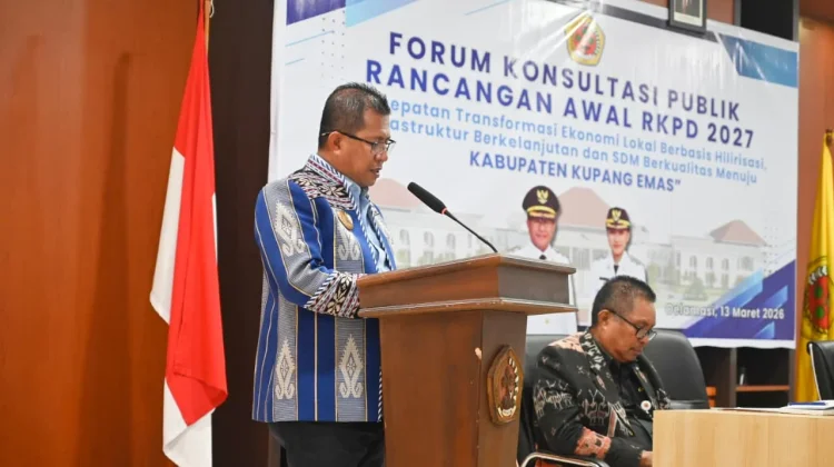 Bupati Kupang Buka Forum Konsultasi Publik RKPD 2027