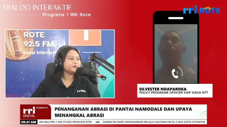 Siap Siaga NTT Dorong Restorasi Abrasi Pantai Namodale