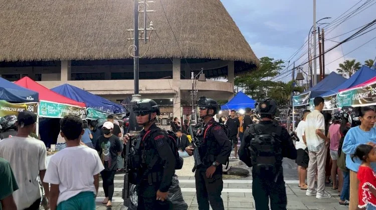 Satgas Tindak Ops Ketupat Turangga 2026 Amankan Titik Keramaian di Kupang