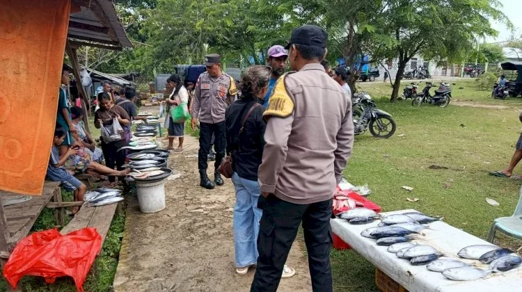 Edukasi Keamanan Diperkuat di Pasar Sakubatun