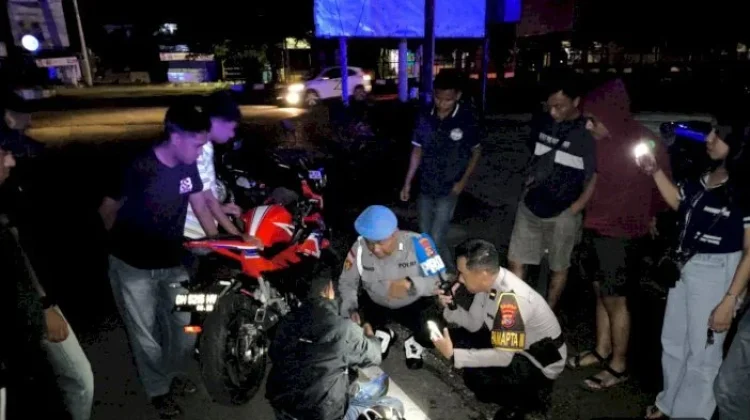 Polisi Patroli Malam Cegah Balap Liar dan Jaga Kamtibmas di Kupang