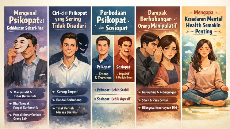 Mengenal Psikopat di Kehidupan Sehari-hari