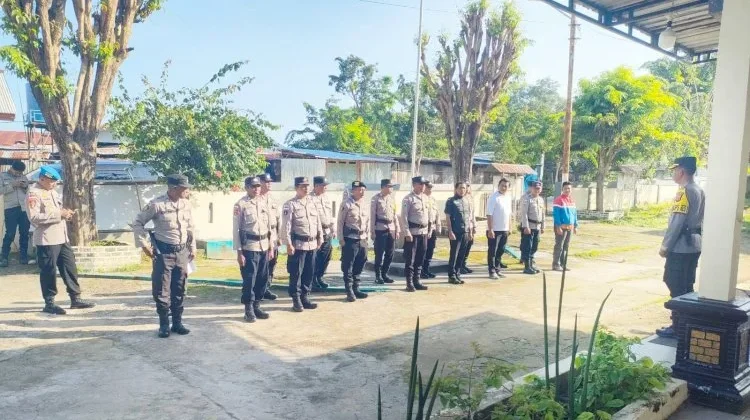 Wakapolres Sidak Polsek Rote Barat Laut, Tekankan Disiplin Personel