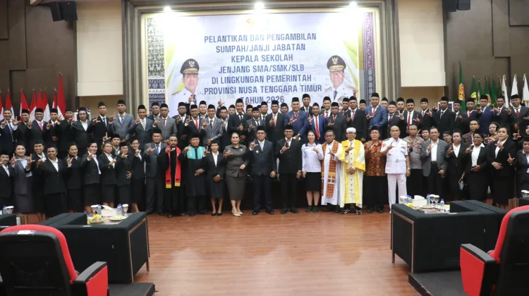 Pelantikan Kepala Sekolah Momentum Perbaikan Mutu Pendidikan NTT