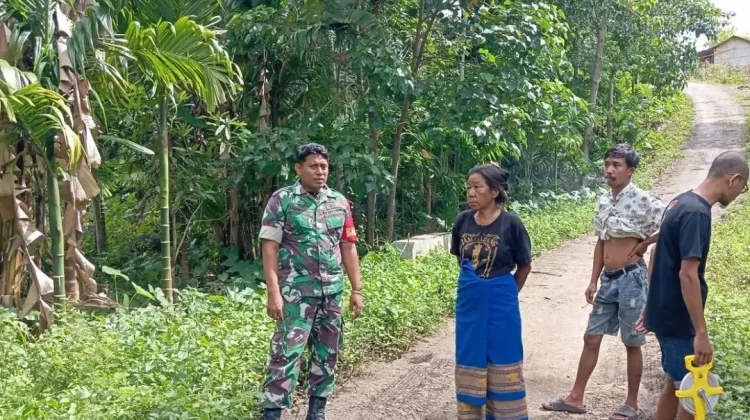 Babinsa Laratama Gelar Bina Komunikasi Pererat Silaturahmi Warga Desa