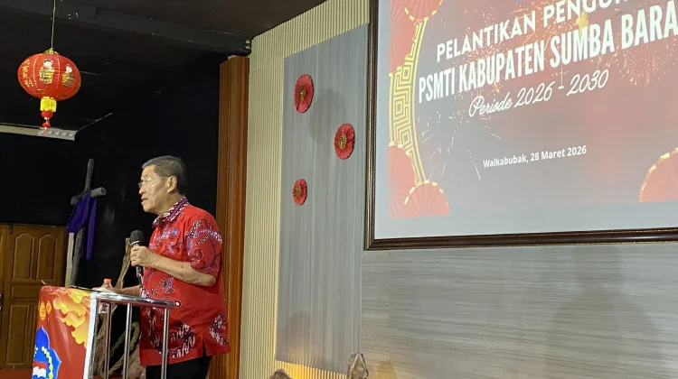 Ketua PSMTI Sumba Barat Sampaikan Harapan Kebersamaan