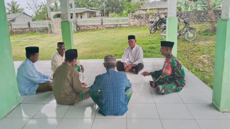 Babinsa Pererat Hubungan TNI dan Tokoh Agama