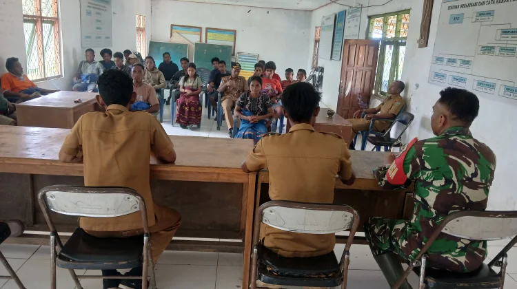 Babinsa Hadir Mediasi Masalah Warga Kedepankan Musyawarah Damai