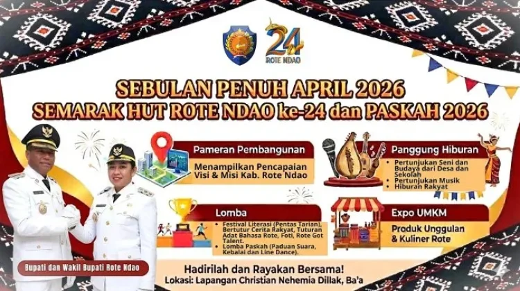 Sebulan Penuh, HUT Rote Ndao dan Paskah Dimeriahkan Beragam Event