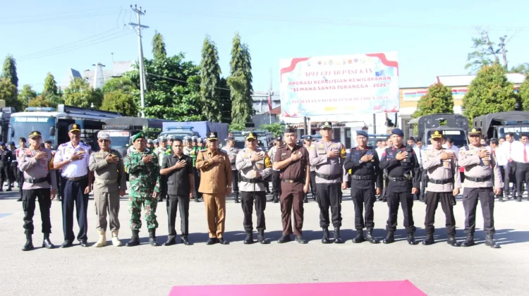 Bupati Sumba Barat Hadiri Gelar Pasukan Operasi Semana Santa Turangga 2026
