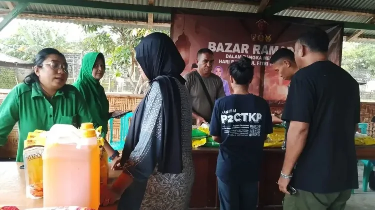 Bantu Ringankan Beban Masyarakat, Kodim 1629 SBD Gelar Bazar Ramadhan
