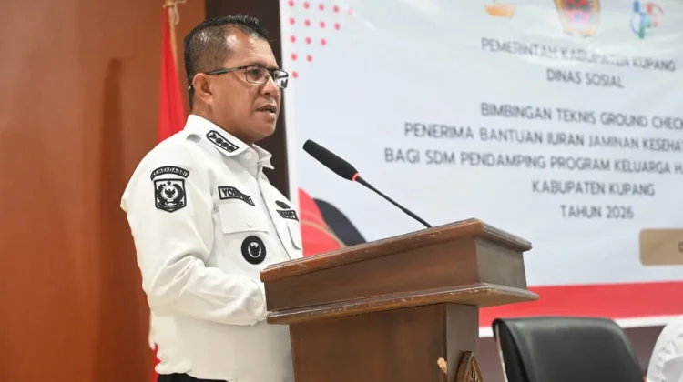 Bupati Kupang Buka Bimtek Ground Check PBI-JK bagi Pendamping PKH