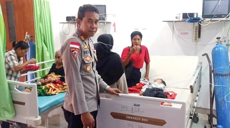 Aksi Humanis AKP Victor Sigap Bantu Anak Kejang saat Ibadah Paskah