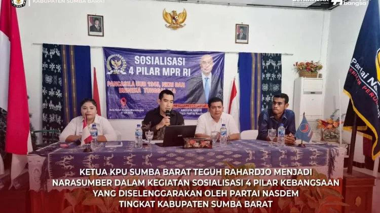 Teguh Rahardjo Tekankan Empat Pilar Demokrasi Sumba Barat
