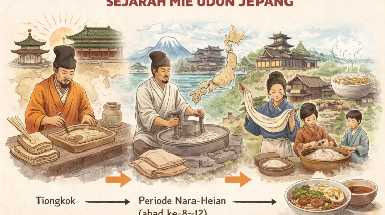 Menelusuri Sejarah Udon, Mie Tradisional Jepang