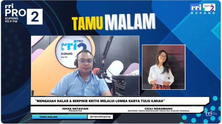 Cicilia Ndaomanu Raih Juara Satu LKTI 2026 FH Undana angkat Isu MBG