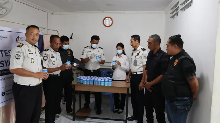 Razia dan Tes Urine Lapas Waingapu Tegaskan Zero Halinar