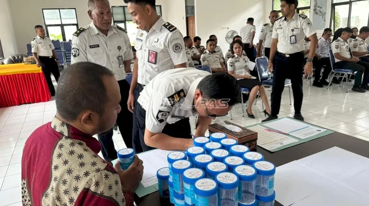 Kanwil Ditjenpas NTT Pastikan Pegawai Bersih Narkoba