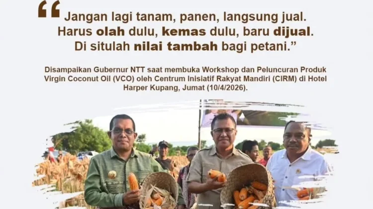 Gubernur NTT Dorong Hilirisasi Produk Lokal Berbasis Strategi TAPA OKE JU