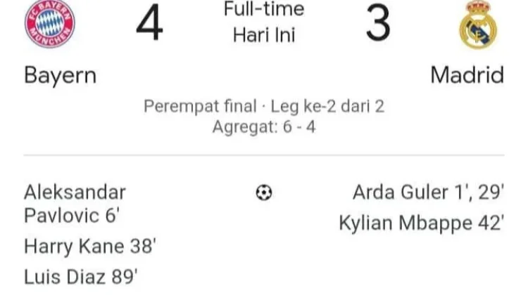 Bayern Munich vs Real Madrid, Laga Klasik Liga Champions Antar Raksasa Eropa