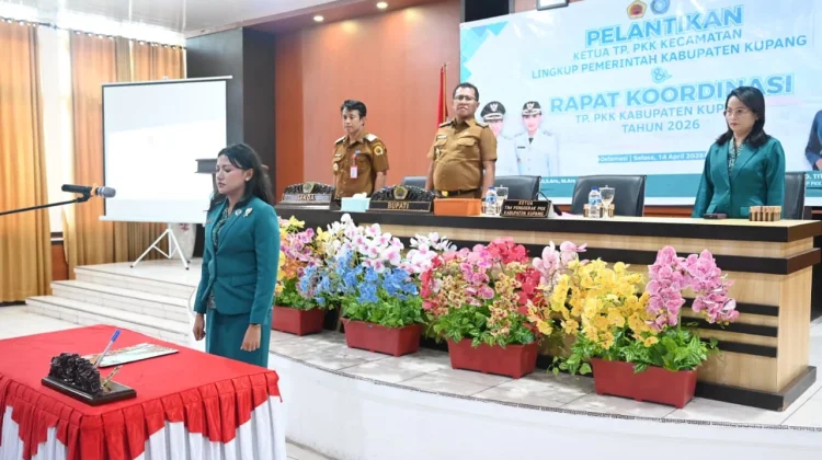 Wabup Kupang Lantik TP PKK Kecamatan, Perkuat Kelembagaan
