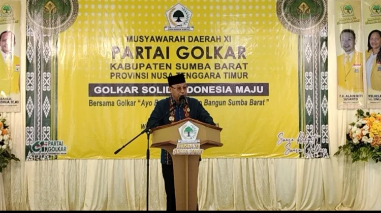 Bupati Sumba Barat Apresiasi Musda Golkar Tingkat Kabupaten
