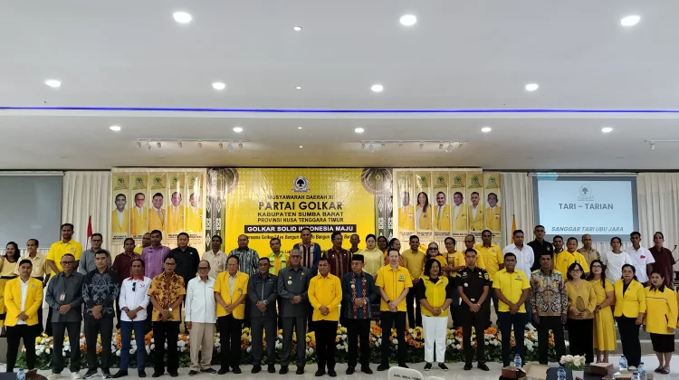 Musda Golkar Sumba Barat Dorong  kader Golkar Turun Di Masyarakat