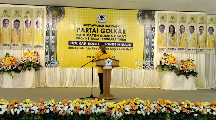 Daniel Bili Kembali Pimpin Golkar Sumba Barat
