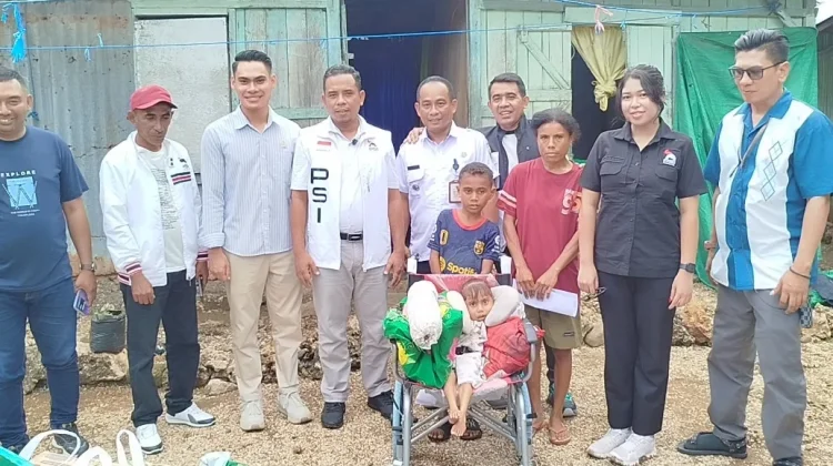 Aksi Sosial PSI NTT Sentuh Disabilitas dan Pendidikan