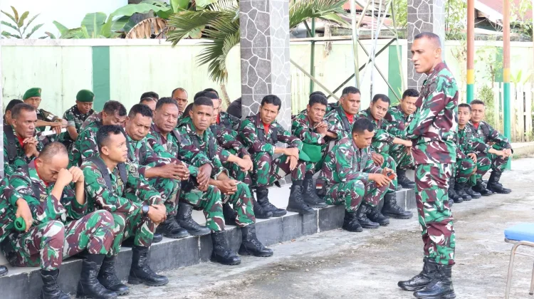 Dandim Sumba Barat Tekankan Disiplin Prajurit TNI AD
