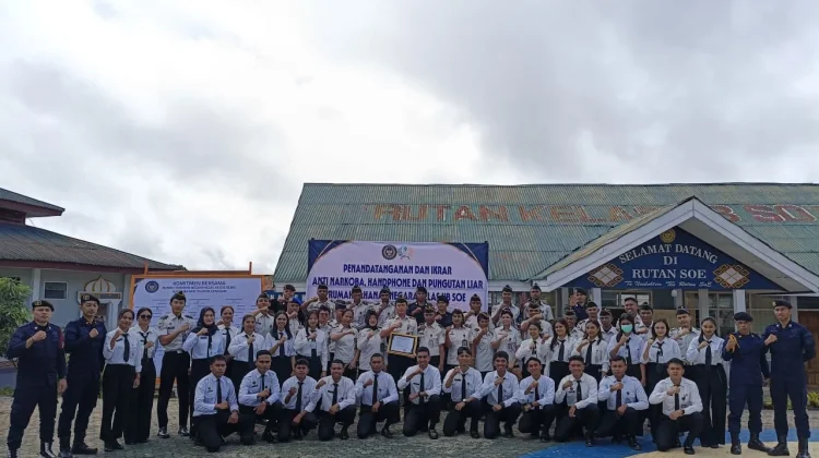 Rutan Soe Deklarasikan Zero Halinar, Perangi Narkoba dan HP