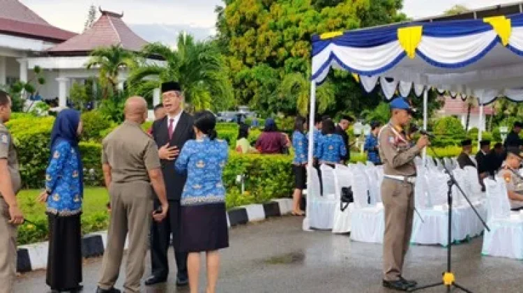 Satpol PP NTT Kerahkan 70 Personel Amankan Upacara Hari Otonomi Daerah 2026