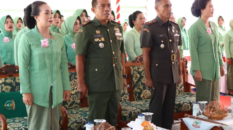 Syukuran HUT Persit KCK ke-80, Pererat Kebersamaan di Kodim 1613 Sumba Barat