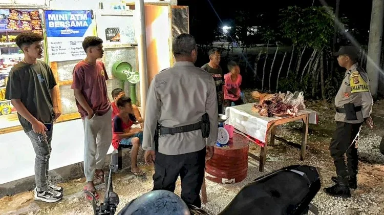 Patroli Malam, Polsek Rote Tengah Jaga Kamtibmas