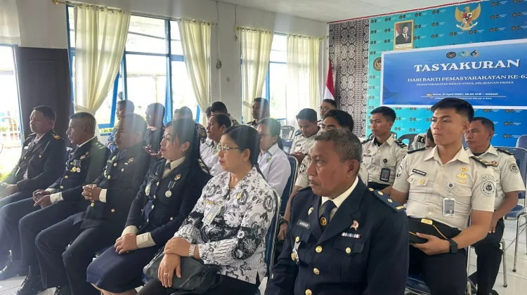 Lapas Ba’a Ikuti Tasyukuran, Tegaskan Pelayanan Humanis