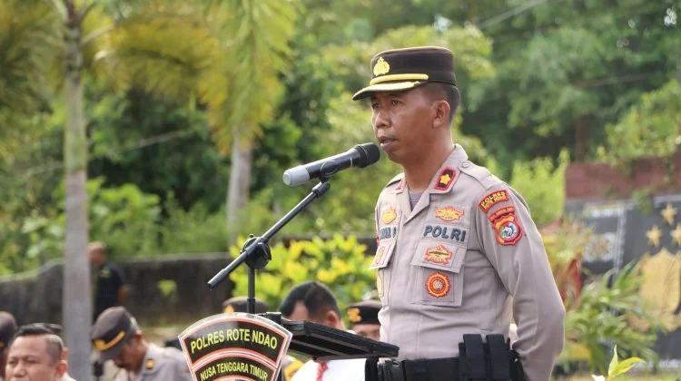 Pimpin Apel, Wakapolres Tekankan Disiplin Personel