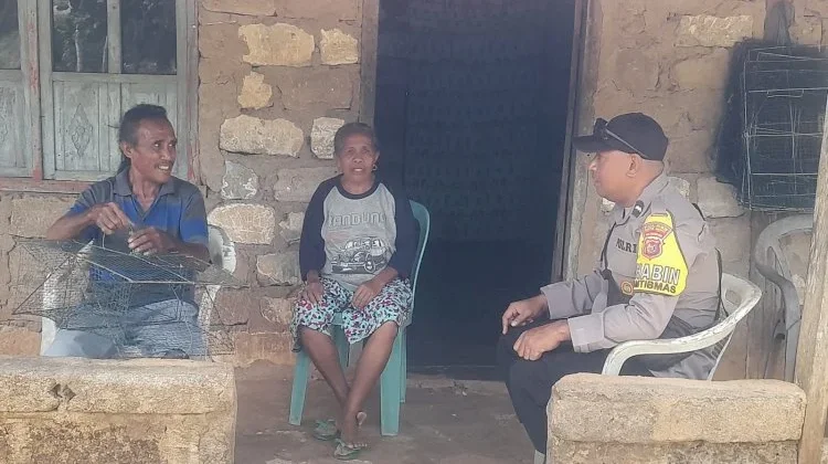 Bhabinkamtibmas Pererat Kemitraan lewat Kegiatan Sambang Warga