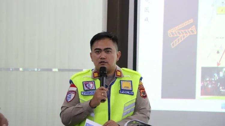 Rekayasa Lalu Lintas jelang Gerak Jalan Indah Peringatan Hardiknas 2026