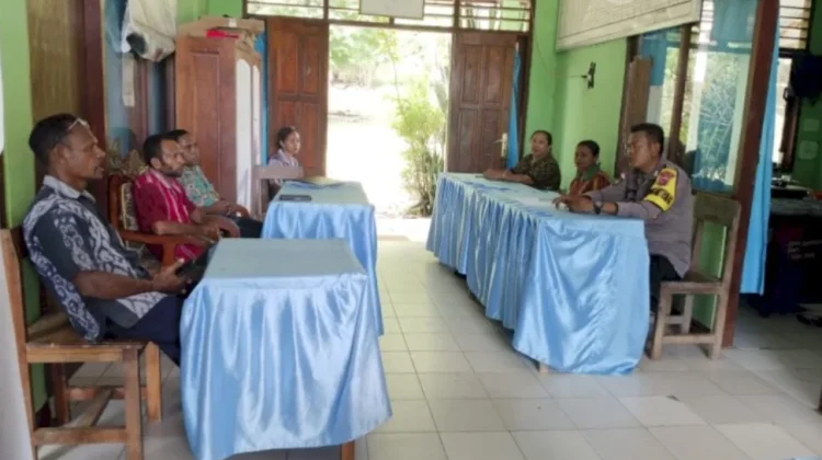 Peduli Pendidikan, Polsek Jajaran Polres Kupang Lakukan Pengamanan UAS